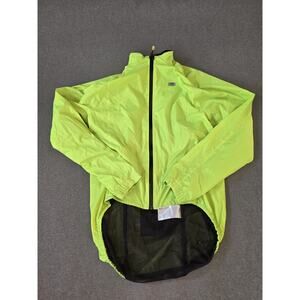 Sugoi Zap Bike Jacket Reflective Waterproof Men's Med Lit Yellow Green Neo Color
